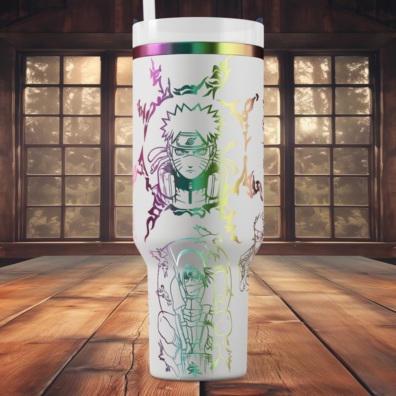 Naruto - 40oz - Laser engraving design - SVG digital file