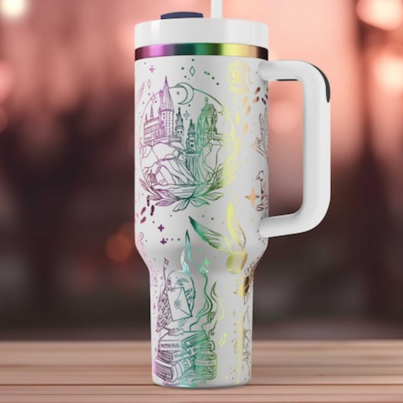 Harry Potter Premium - 40oz - Laser engraving design - SVG digital file