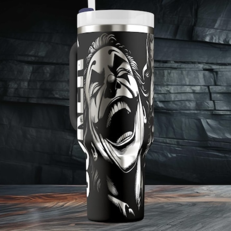 Joker - 40oz - Laser engraving design - SVG digital file