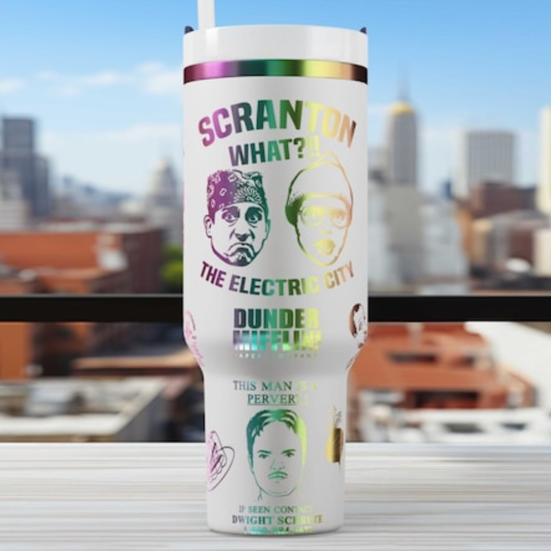 The Office - 40oz - Laser engraving design - SVG digital file