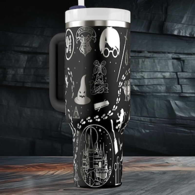 Harry Potter - 40oz - Laser engraving design - SVG digital file