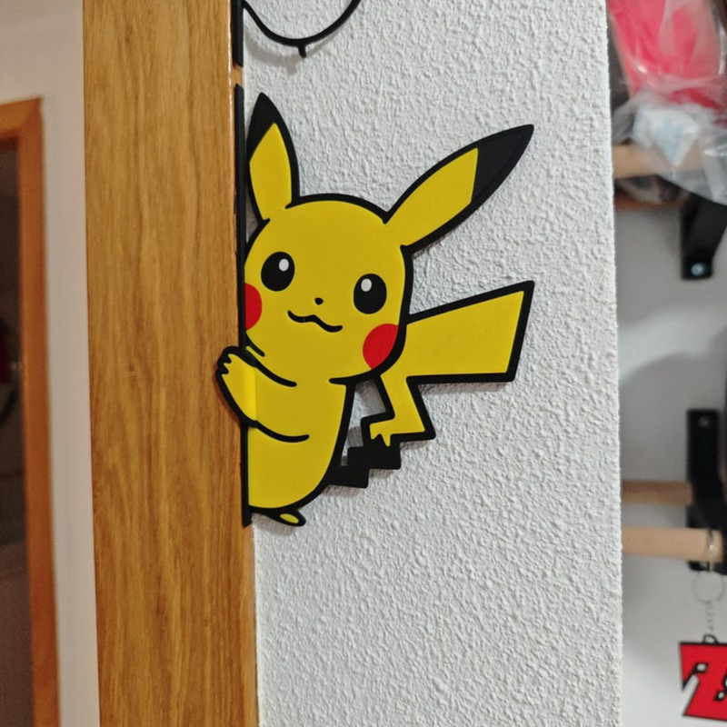 Pikachu - Peekaboo wall/door decoration