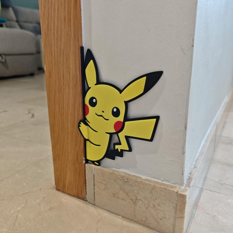 Pikachu - Peekaboo wall/door decoration