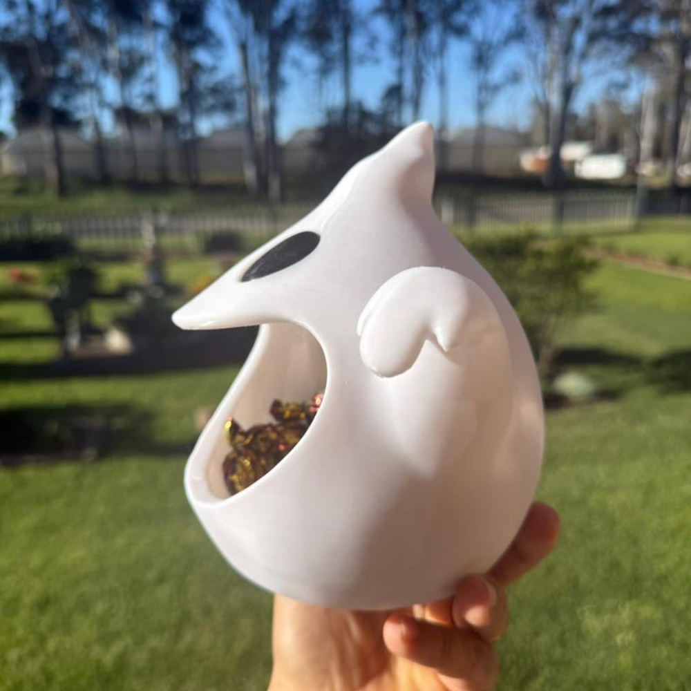 3D Printed Ghost Candy Bowl – Decorative Holder