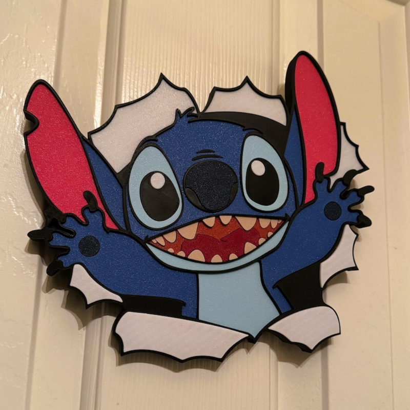 Stitch - Wall Art - Multicolor Decoration SimplyArtsB 5 out of 5 stars