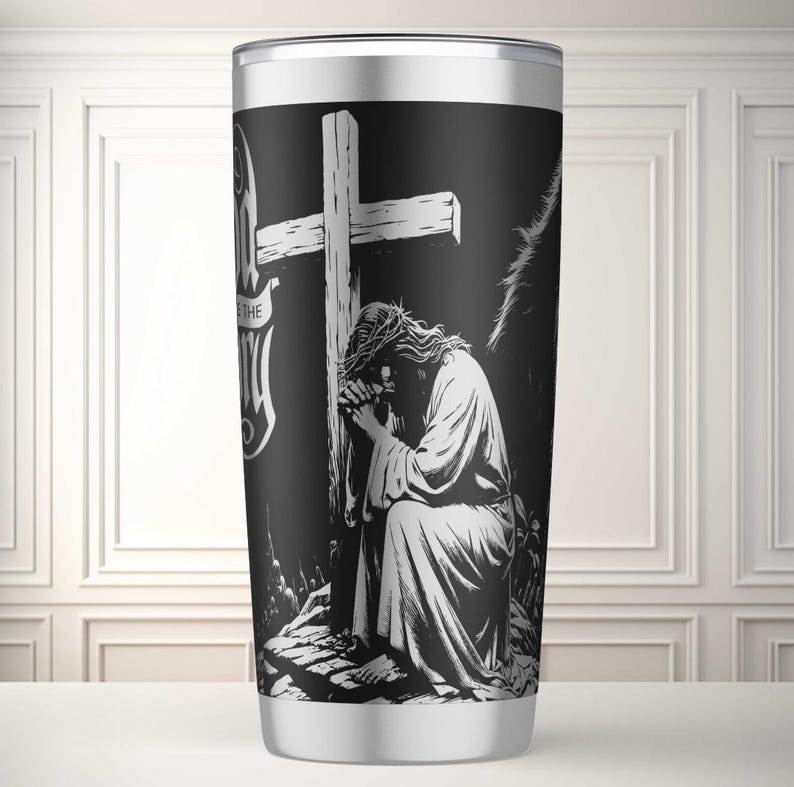 Jesus - 20oz - Laser engraving design - SVG digital file