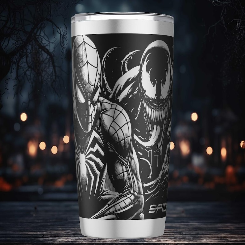 Spider-Man - 20oz - Laser engraving design - SVG digital file