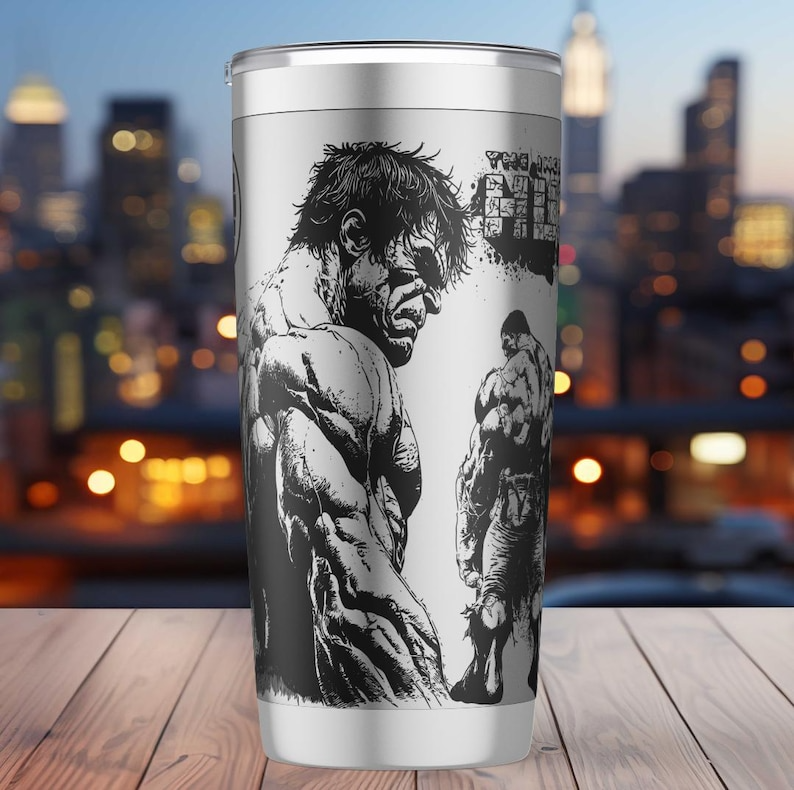 Hulk - 20oz - Laser engraving design - SVG digital file