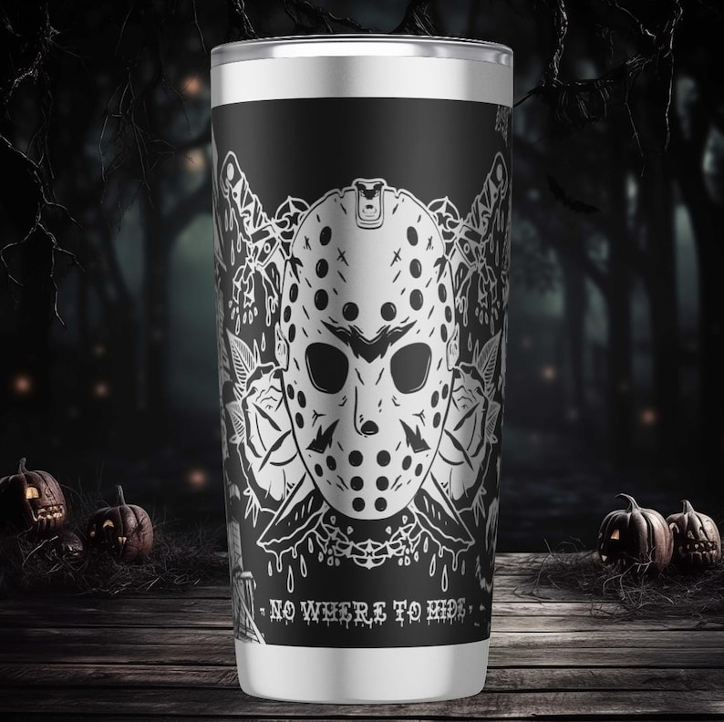 Jason - 20oz - Laser engraving design - SVG digital file