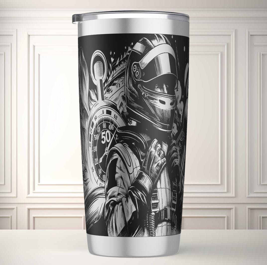 Formula 1 - 20oz Cup - Laser engraving Design - Digital file SVG
