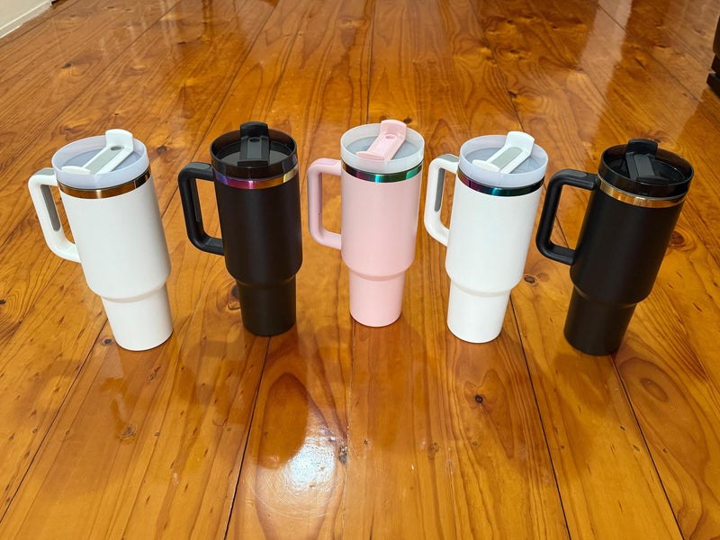 Laser Engraved  40oz Tumbler - Durable Powder-Coated Finish