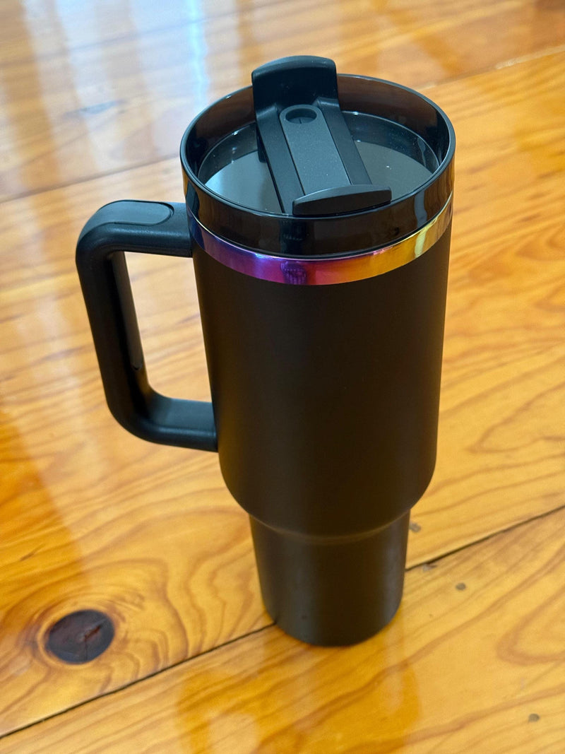 Laser Engraved  40oz Tumbler - Durable Powder-Coated Finish