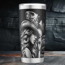 Cow Girl - 20oz Cup - Laser engraving Design - Digital file SVG