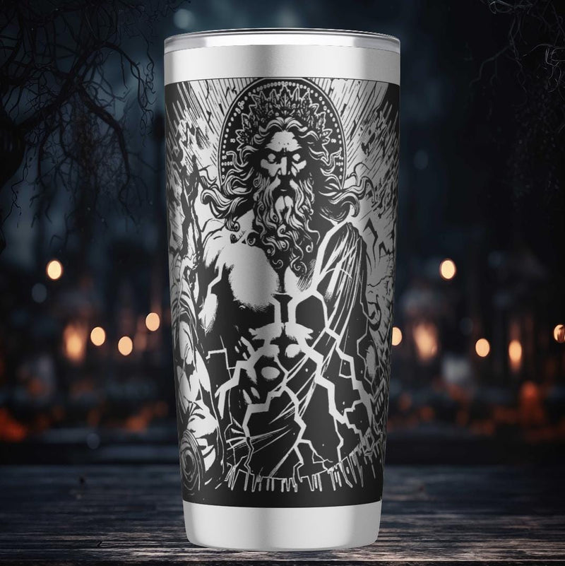 Zeus - 20oz Cup - Laser engraving Design - Digital file SVG