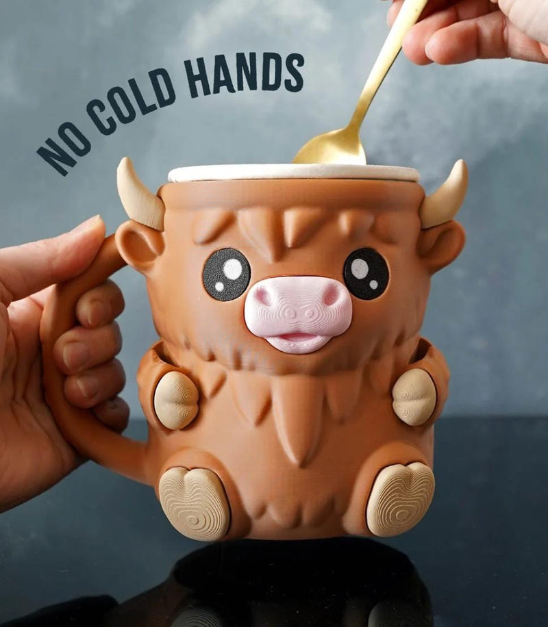 Animals Ice Cream Pint Holder - Highland