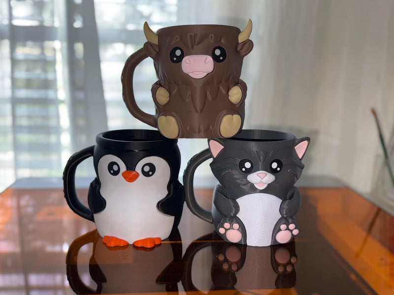 Animals Ice Cream Pint Holder - Highland