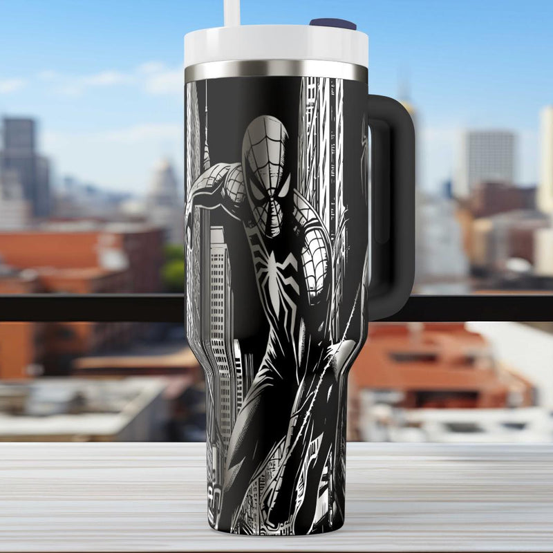 Spider Man - 40oz Tumbler Wrap - Laser engraving Design - Digital file SVG