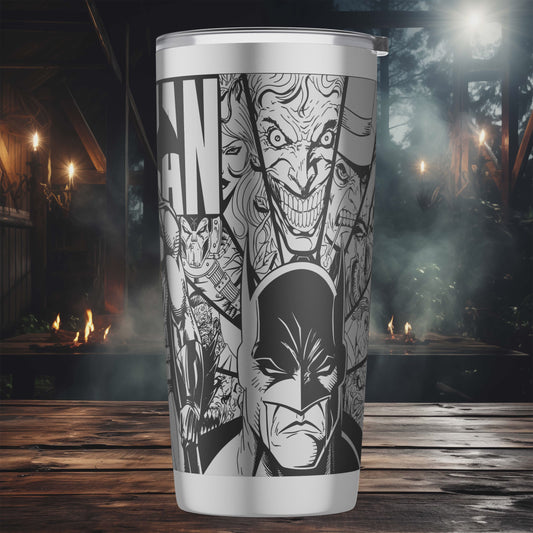 Batman - 20oz - Laser engraving design - SVG digital file