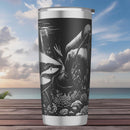 Shark - 20oz Cup - Laser engraving Design - Digital file SVG